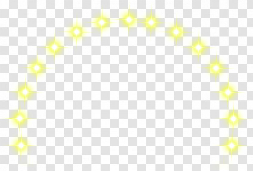 Yellow Font - Point - Star Light Effect New Year's Decoration Transparent PNG