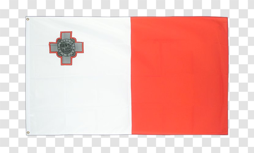 Flag Of Malta Virginia Textile - Red Transparent PNG