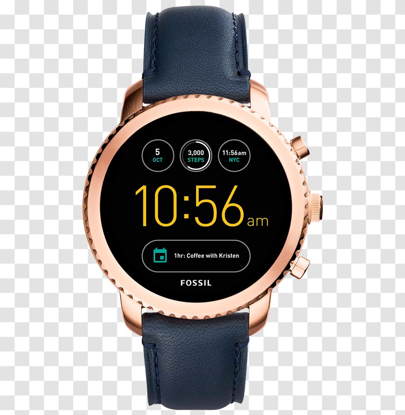 Fossil Q Explorist Gen 3 Venture Smartwatch Group Strap - Smartphone Watches Transparent PNG