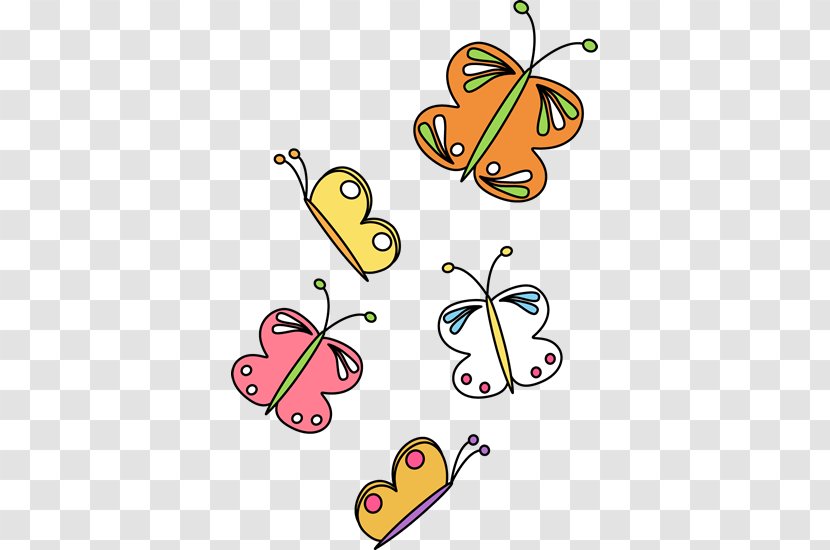 Butterfly Clip Art - Material - Flying Away Cliparts Transparent PNG