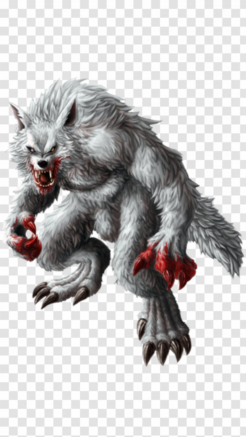 Gray Wolf Werewolf: The Apocalypse Art Scott McCall - Mythical Creature - Werewolf Transparent PNG