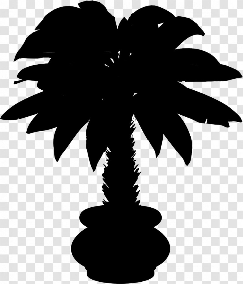 Palm Trees Silhouette Flower Leaf - Arecales Transparent PNG