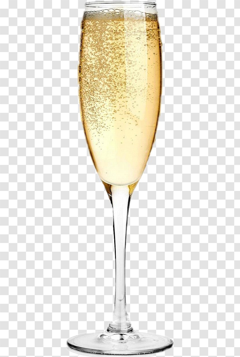 Champagne Cocktail Wine Glass Sparkling - Tableware Transparent PNG