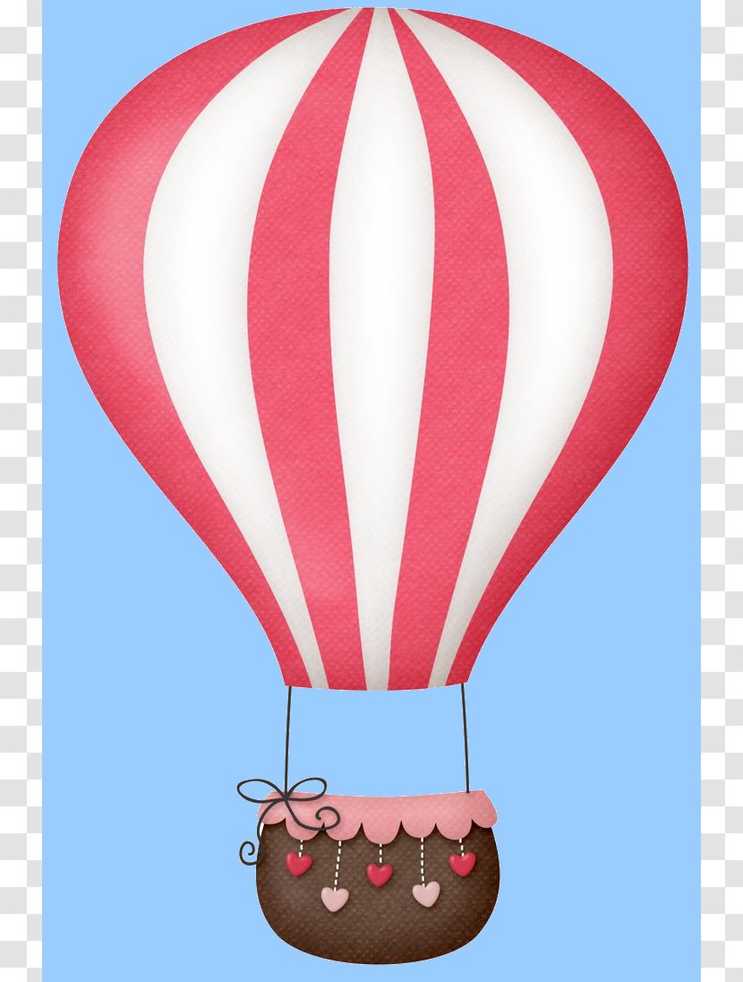 Hot Air Balloon Pink Clip Art - Aviation Transparent PNG