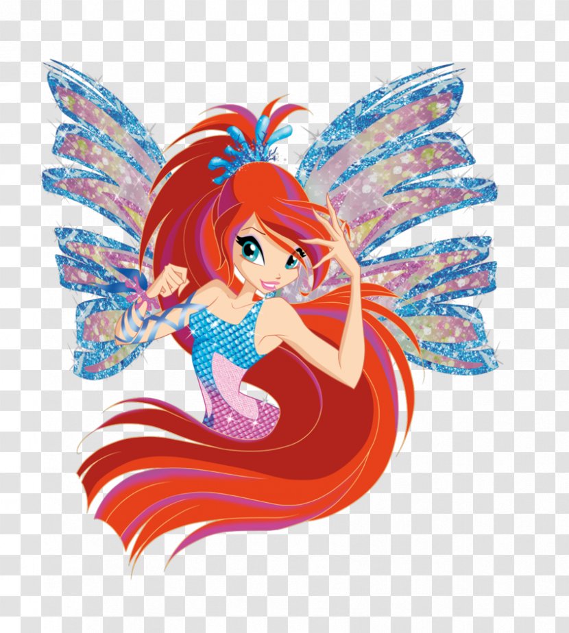 Bloom Tecna Riven Sirenix Drawing - Mythical Creature Transparent PNG