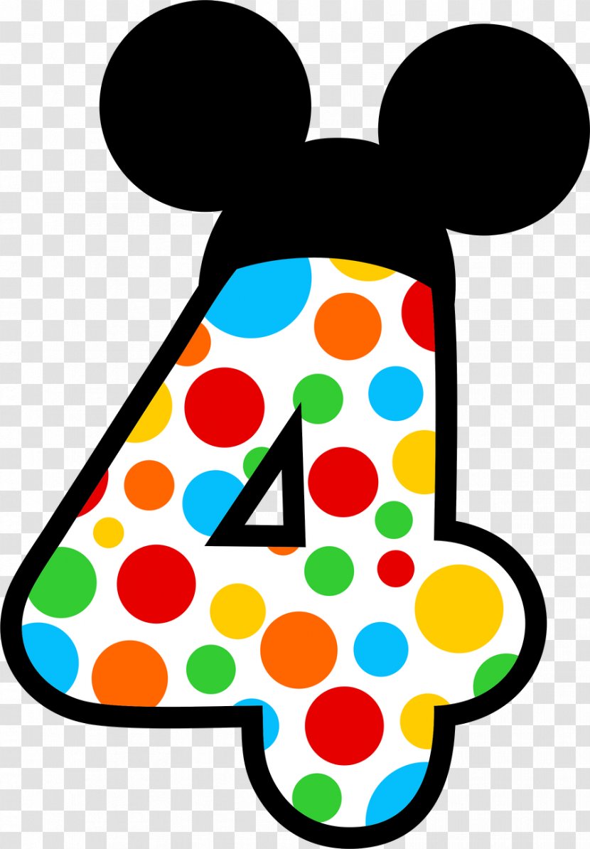 Minnie Mouse Mickey Number Clip Art Transparent PNG