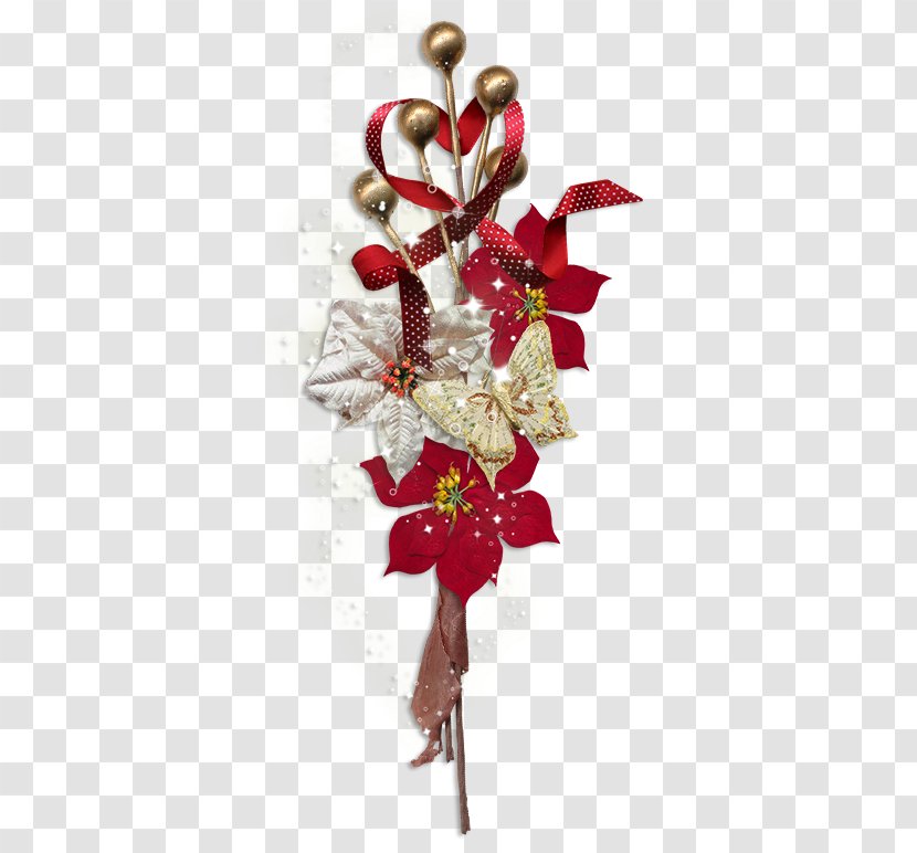 Christmas Ornament Flower Garden Roses Clip Art - Tree - SCUBA DIVING Transparent PNG