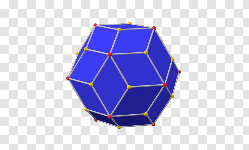 Dual Polyhedron Chamfer Truncation Rhombic Dodecahedron - Rectangle - Face Transparent PNG