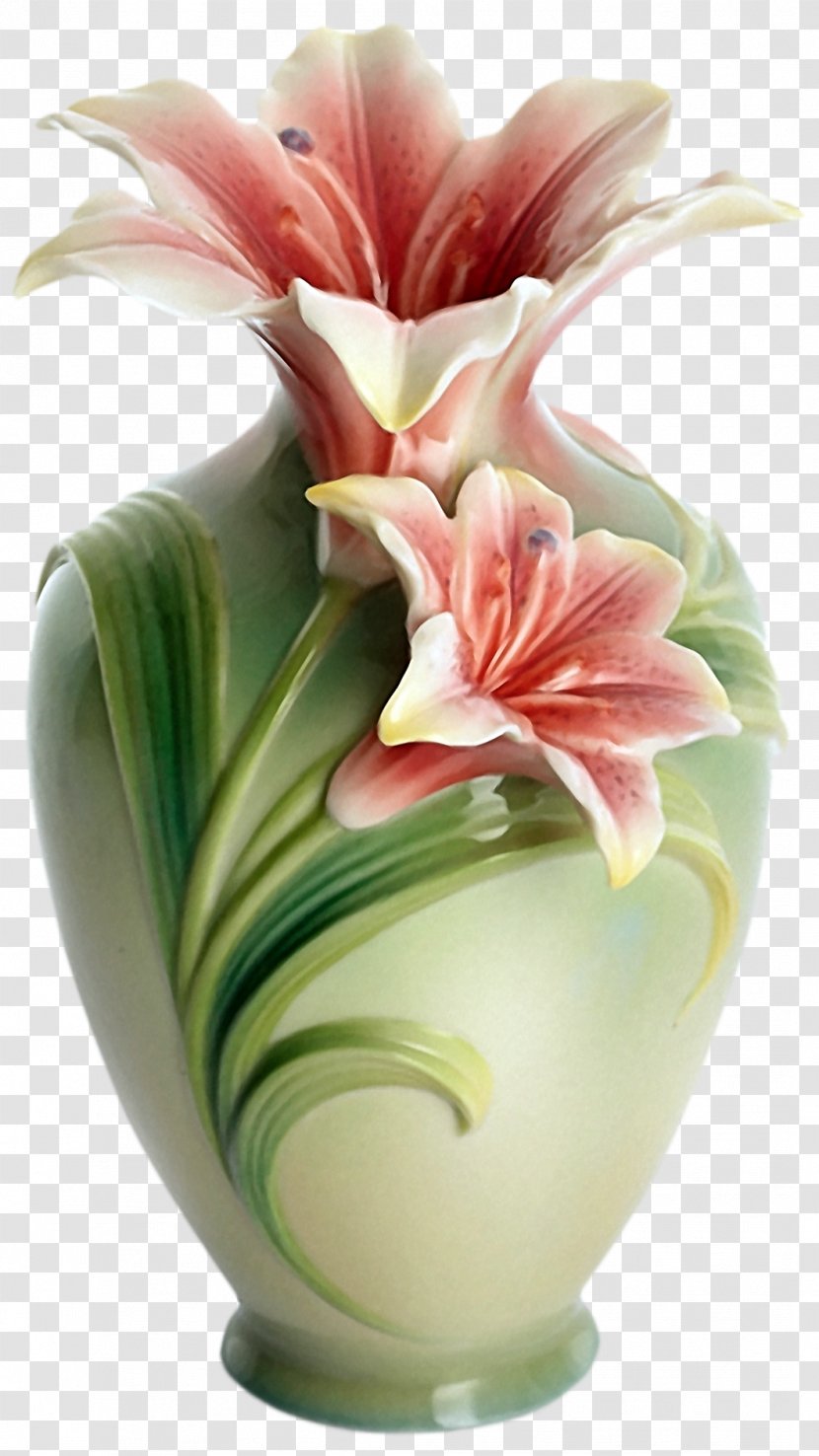 Vase Franz-porcelains Flower Clay Transparent PNG