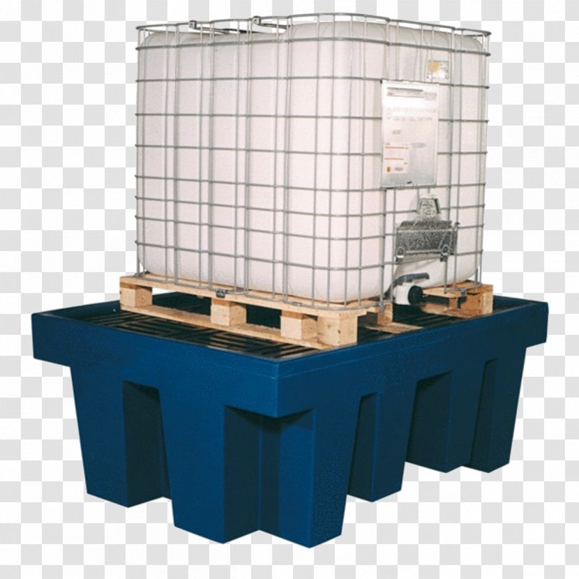 Intermediate Bulk Container Bunding Spill Pallet Plastic - Rejilla - Polyethylene Transparent PNG