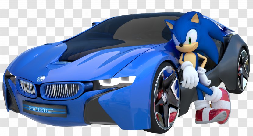 Sonic The Hedgehog 3 & All-Stars Racing Transformed Shadow Sega - Automotive Design - Cars Transparent PNG