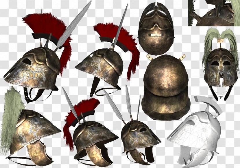 Corinthian Helmet Rome Boeotian Headgear - Mount Blade Transparent PNG