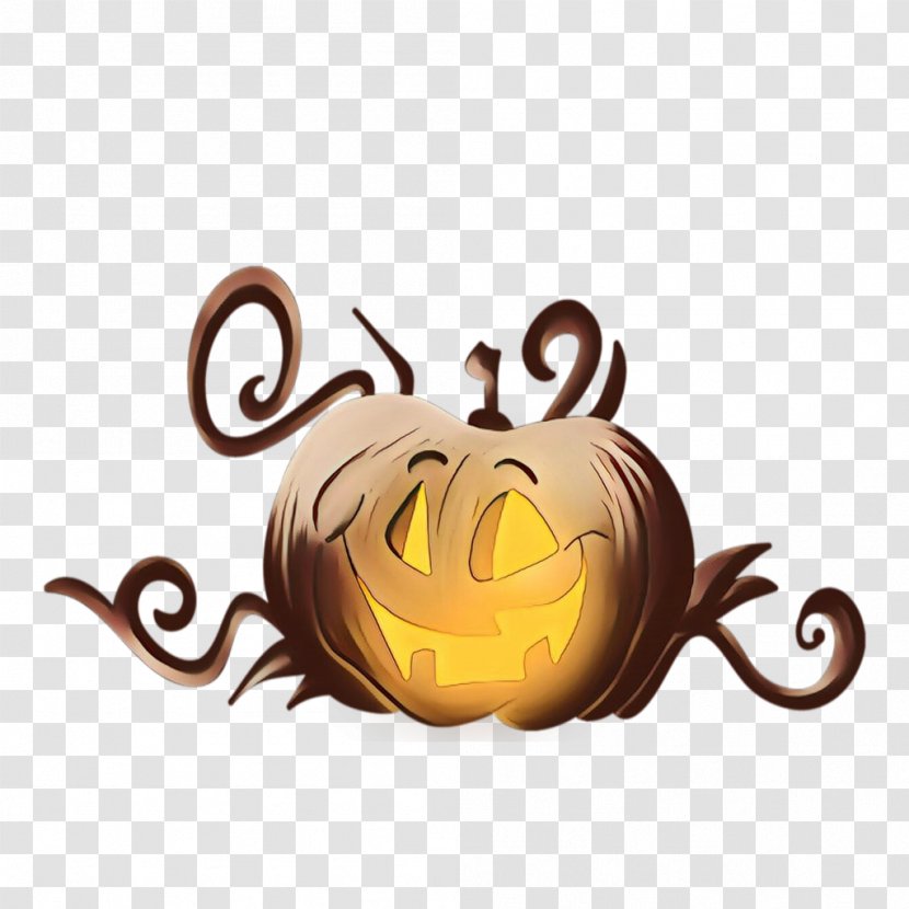 Pumpkin - Smile - Jackolantern Logo Transparent PNG