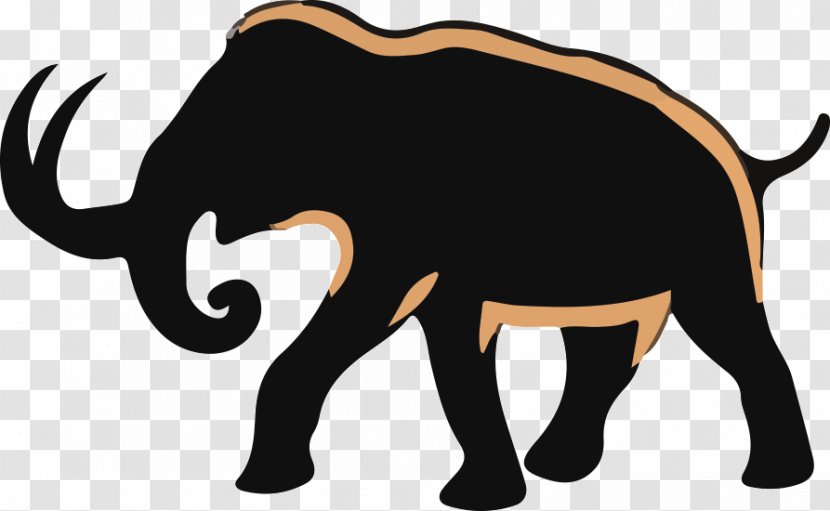 African Elephant Indian Woolly Mammoth Extinction Clip Art - Genome Editing Transparent PNG
