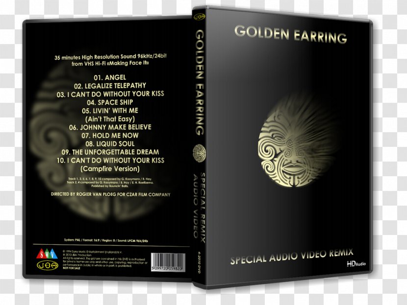 Golden Earring Face It Hold Me Now Liquid Soul Legalize Telepathy - Book - Stereo Transparent PNG