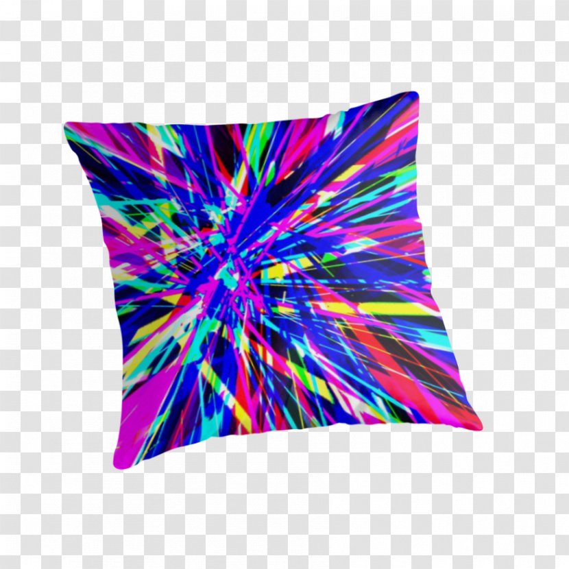 Throw Pillows Cushion Rectangle Dye - Magenta - Abstract Person Transparent PNG