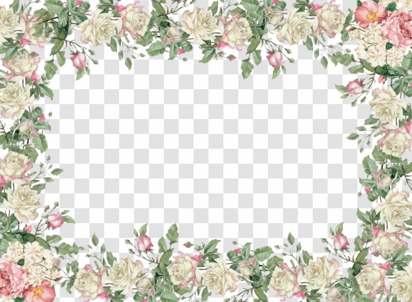 Picture Frame Flower Clip Art - Tablecloth - White Transparent Image Transparent PNG