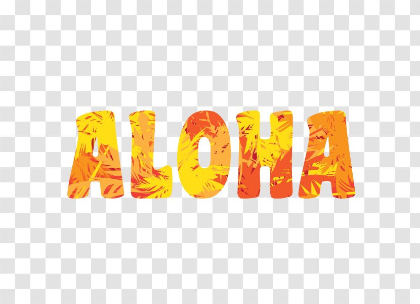 Sticker Clip Art - Text - Aloha Transparent PNG