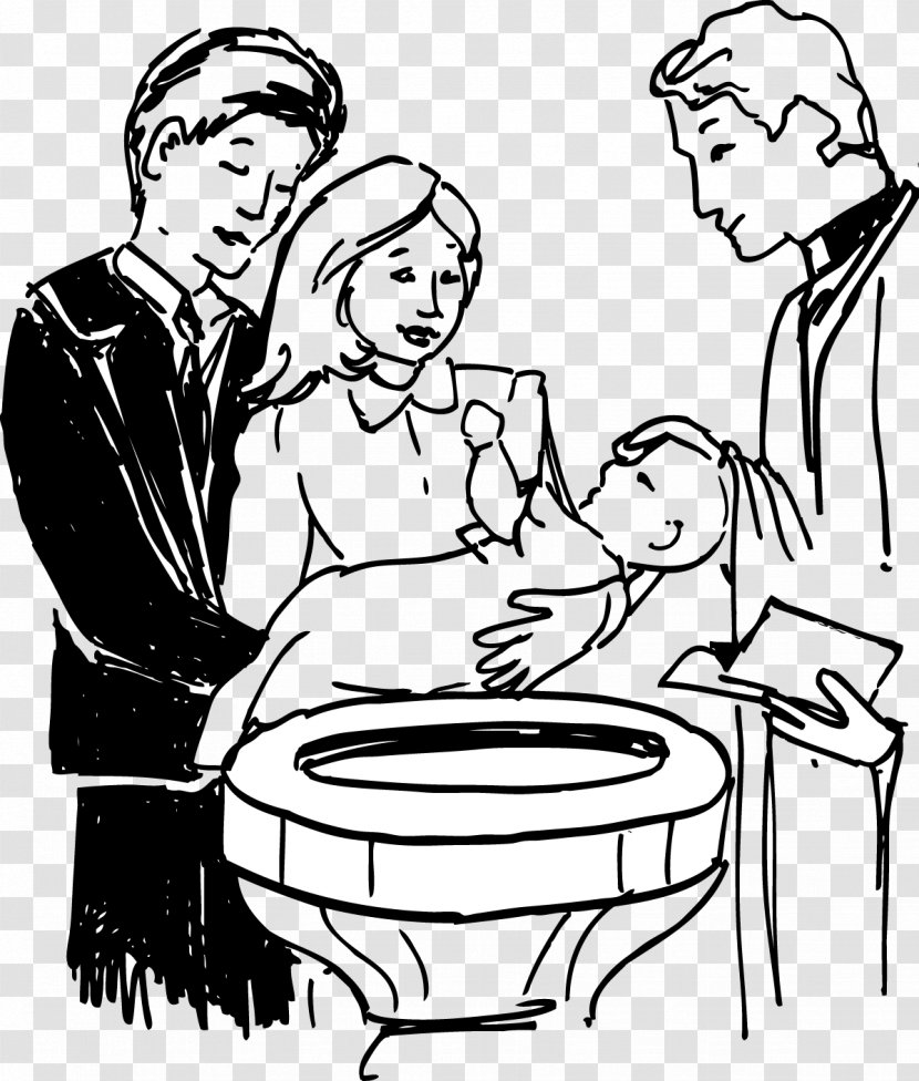 Infant Baptism Of Jesus Catholic Church Clip Art - Watercolor Transparent PNG