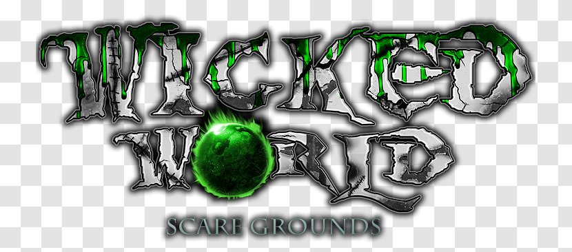 Wicked World Scaregrounds Whitaker Bank Ballpark Haunted House Logo Attraction Transparent PNG