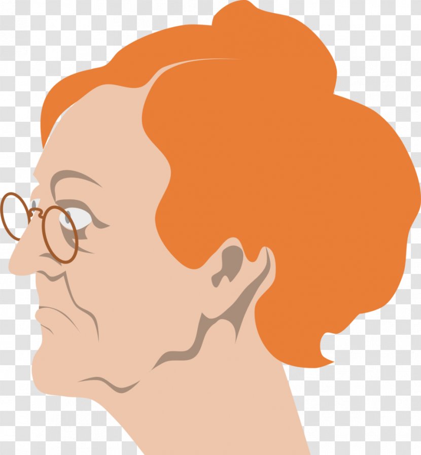 Clip Art - Face - Grandmother Transparent PNG