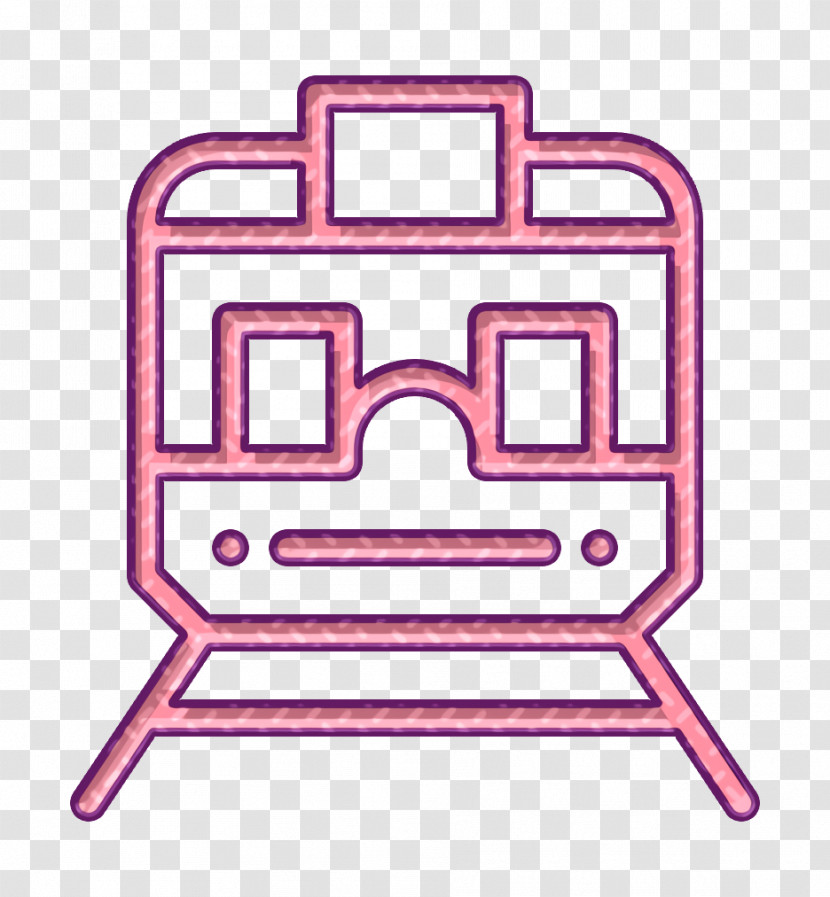 Subway Icon City Amenities Icon Train Icon Transparent PNG