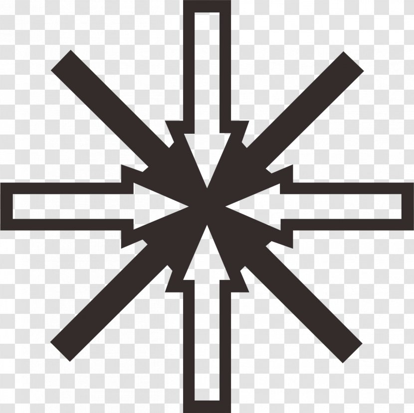 Brand Black And White Pattern - Multiple Arrows Transparent PNG