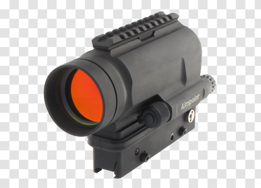 Aimpoint AB Red Dot Sight Reflector CompM4 - Watercolor - Weapon Transparent PNG