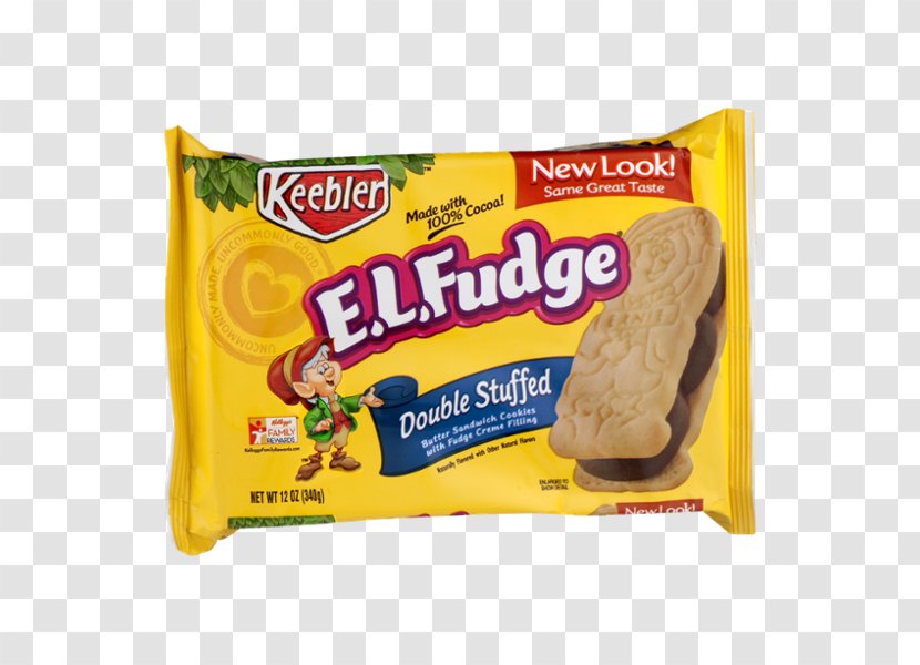 Keebler E.L. Fudge Cookies Stuffing Chocolate Chip Cookie Brownie - Recipe - Sandwich Transparent PNG