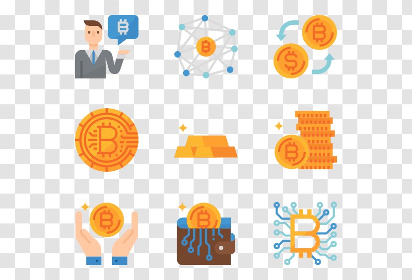 Product Design Clip Art - Orange - Bitcoin Icon Transparent PNG