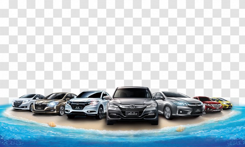 Mid-size Car Compact Sports Wheel - Play Vehicle - Honda Poster Psd Material Transparent PNG