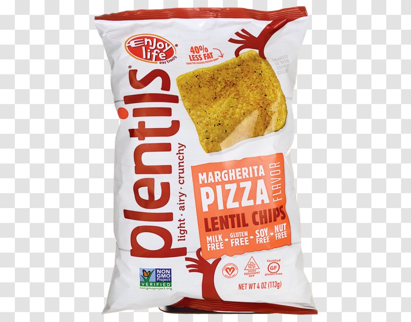 Potato Chip Lentil Dairy Products Food Salt - Baking - Margherita Pizza Transparent PNG