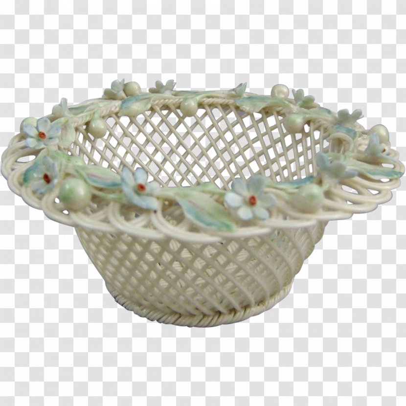 Belleek Pottery Ceramic Basket - Flower Ltd Transparent PNG