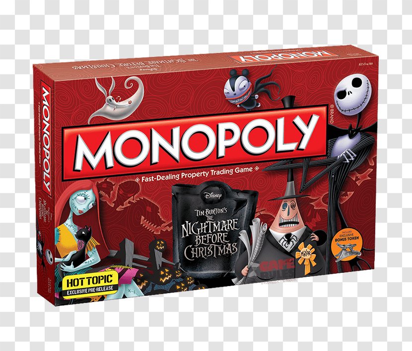 Monopoly: The Mega Edition Board Game Oogie Boogie - Tim Burton - Monopoly In Economics Transparent PNG