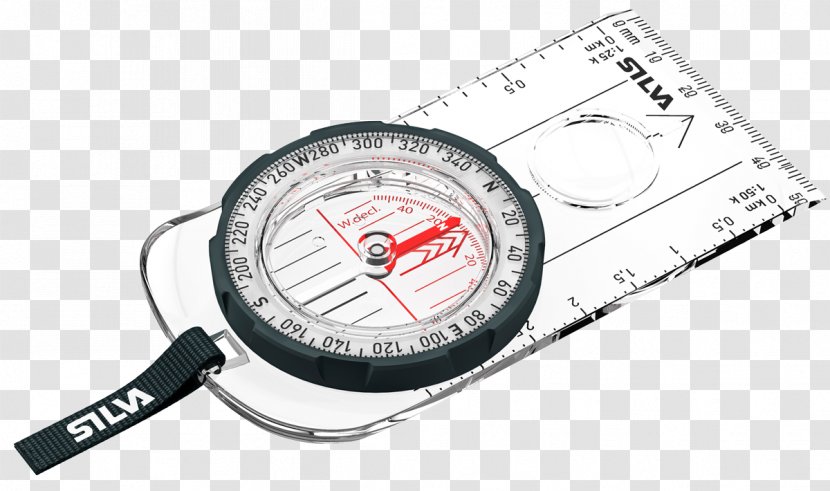 Maps And Compasses Silva Compass Brunton - Magnetic Declination Transparent PNG