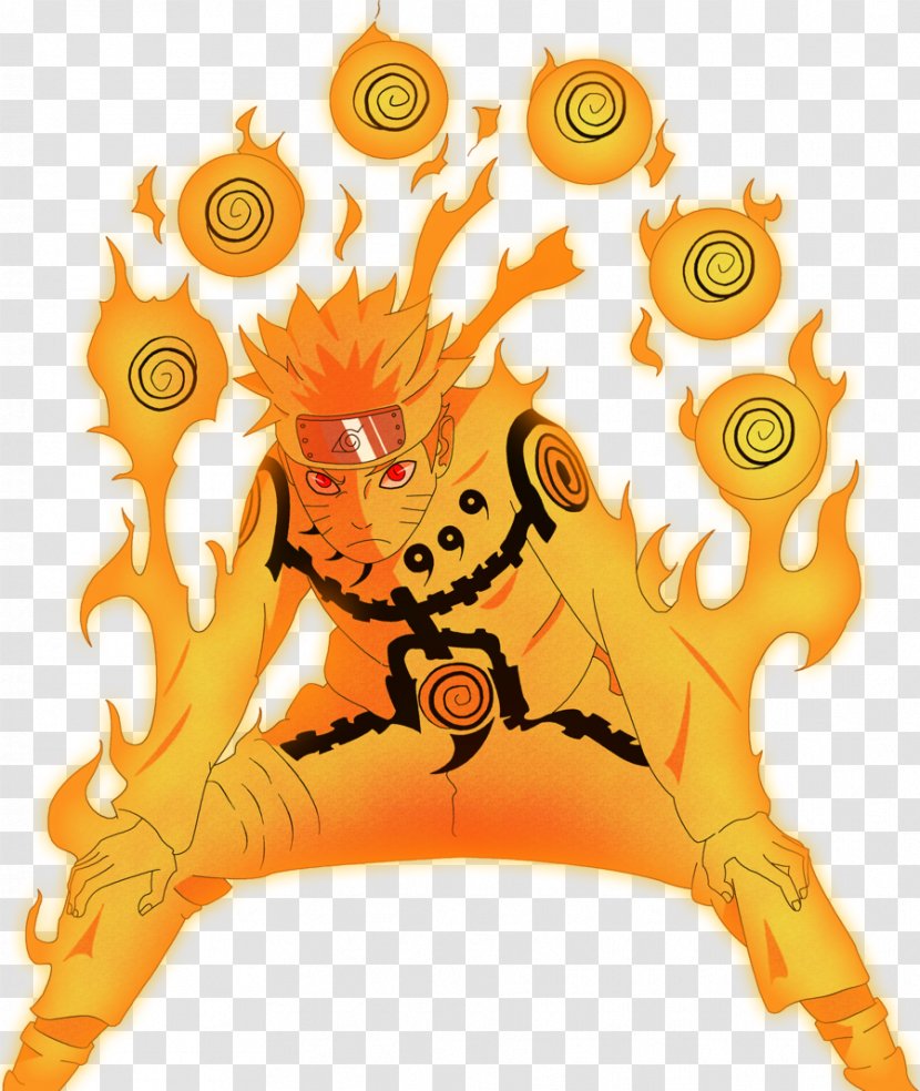 Naruto Uzumaki Jinchūriki Kurama Hidan - Silhouette Transparent PNG