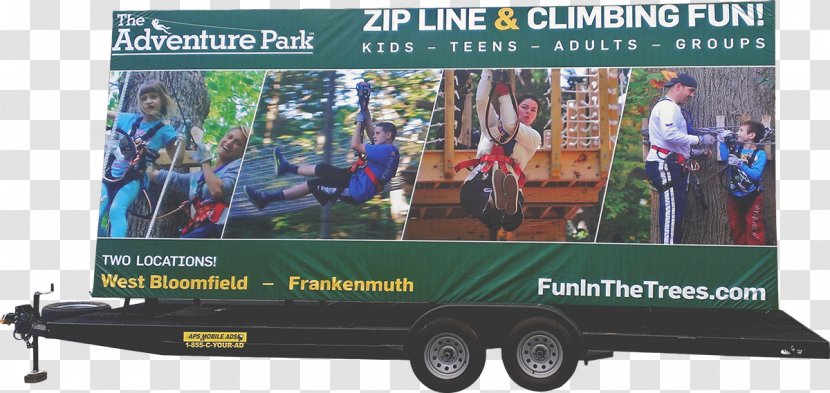 Mobile Billboard Out-of-home Advertising Transport - Mode Of Transparent PNG