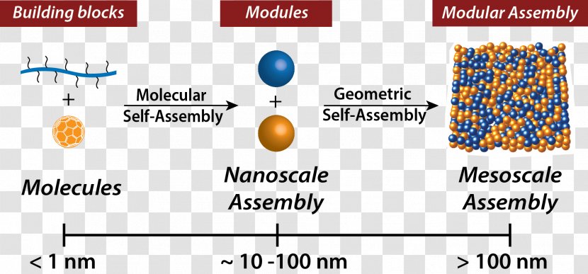 Self-assembly Of Nanoparticles Molecular Nanotechnology - Blue - Text Transparent PNG