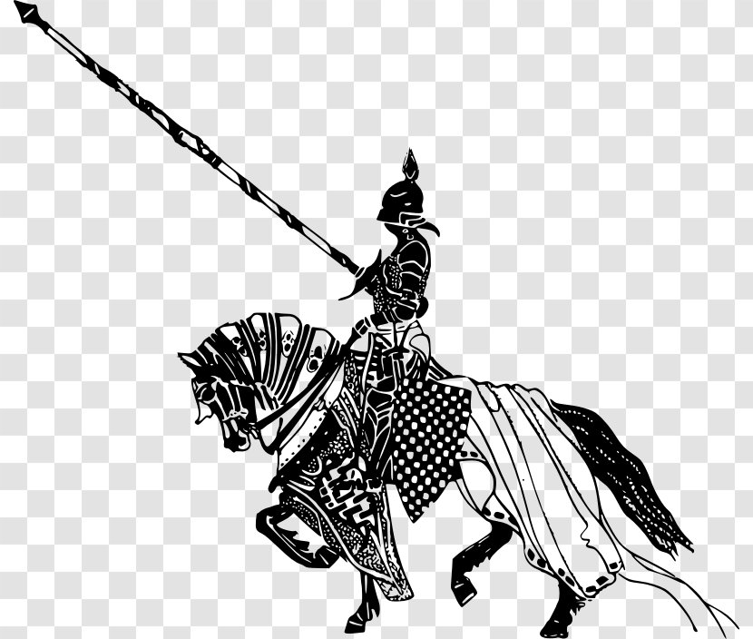 Black Knight Clip Art - And White Transparent PNG