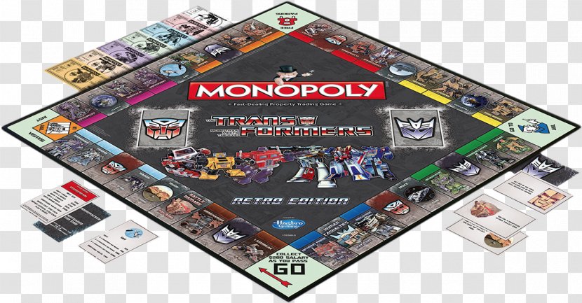 USAopoly Monopoly Transformers Universe Game - Board Transparent PNG