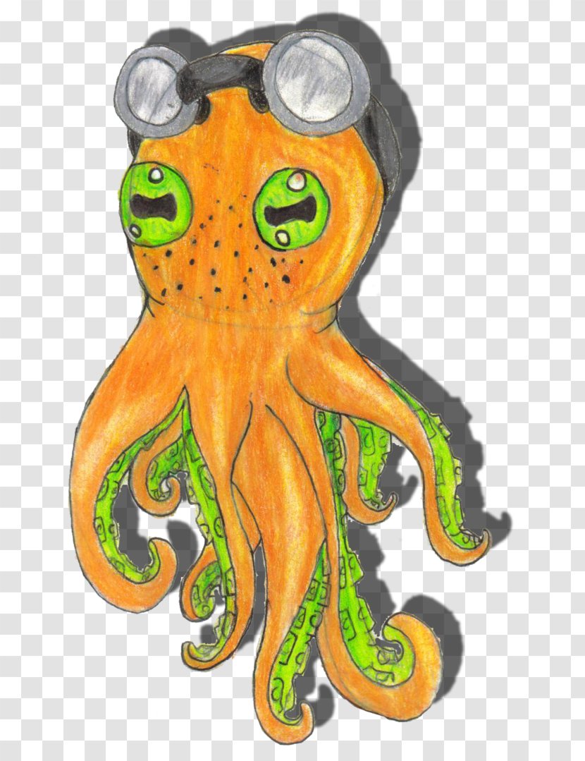 Octopus Cephalopod - Organism - Drawing Transparent PNG