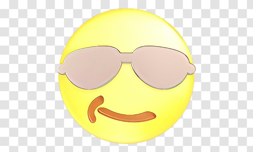 Smiley Face Background - Eyewear - Oval Mouth Transparent PNG