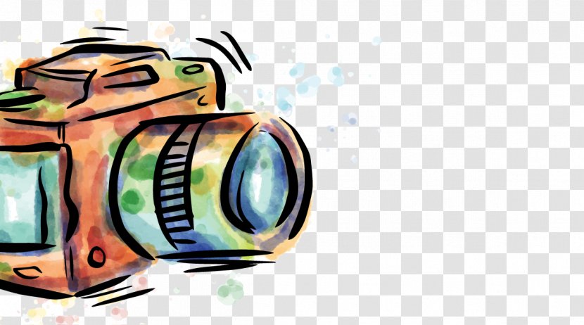 Camera Drawing Photography - Brand - Vector Transparent PNG