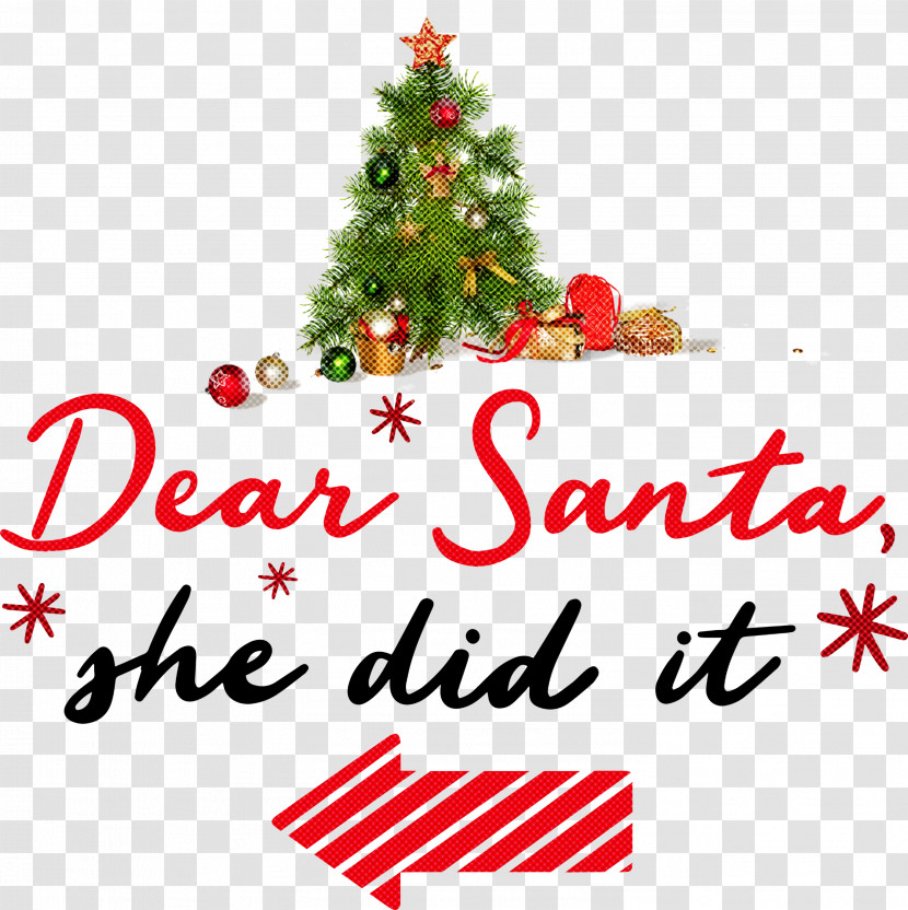 Dear Santa Santa Claus Christmas Transparent PNG