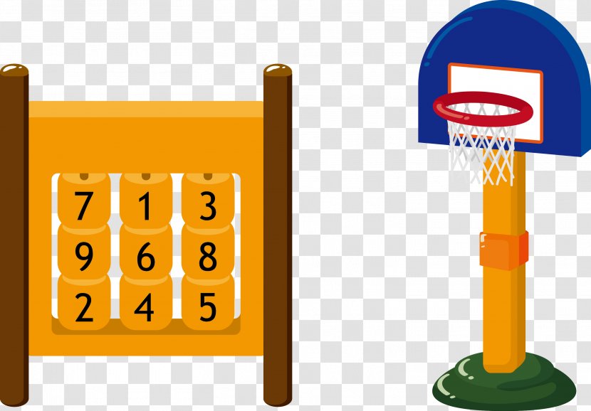 BASKETBALL HOOP GAME + Cartoon Basketball - Text - The Toy Decoration Design Is Exquisite Transparent PNG