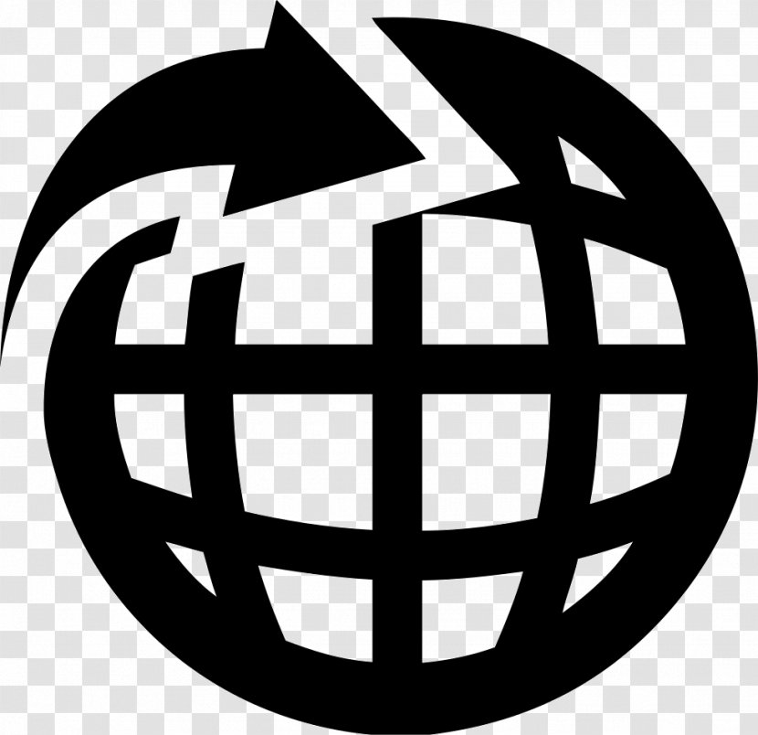 Supply Chain Management Symbol - Black And White Transparent PNG