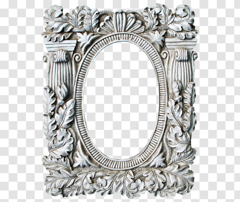 Picture Frames Oval - Frame - Silver Transparent PNG