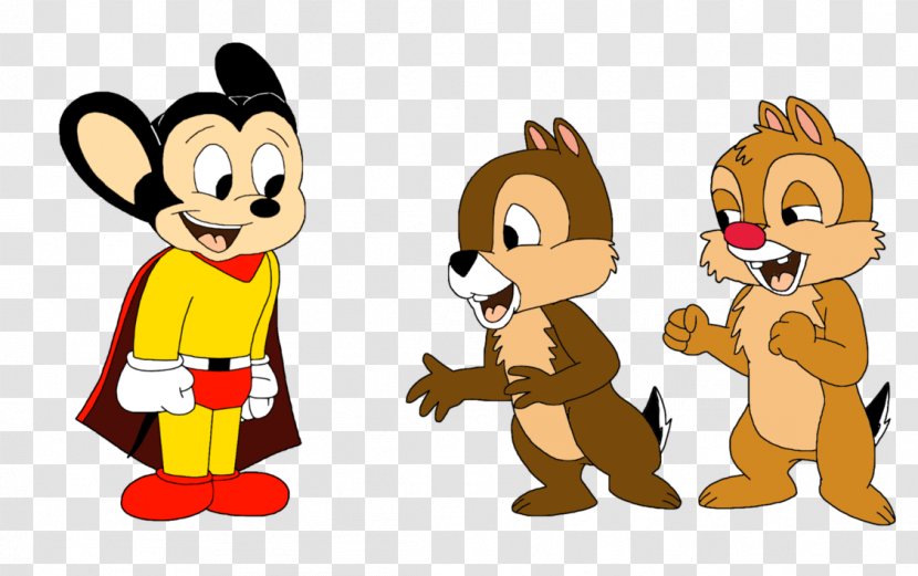 Mighty Mouse Minnie Pluto Magica De Spell Chip 'n' Dale - Cat Like Mammal Transparent PNG