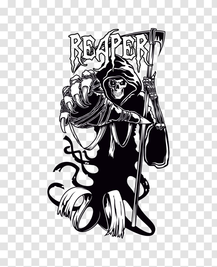 Death Reaper Decal Scythe - Stock Photography - Evil Spirit Transparent PNG