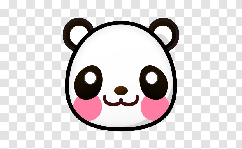Giant Panda Emoji Emoticon Tea - Smile Transparent PNG